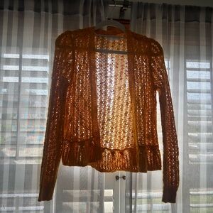 LC Lauren Conrad Mustard Knit Top